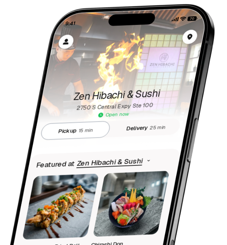 Zen Hibachi & Sushi app preview