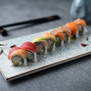 Rainbow Roll Tray, (64) (serves8)