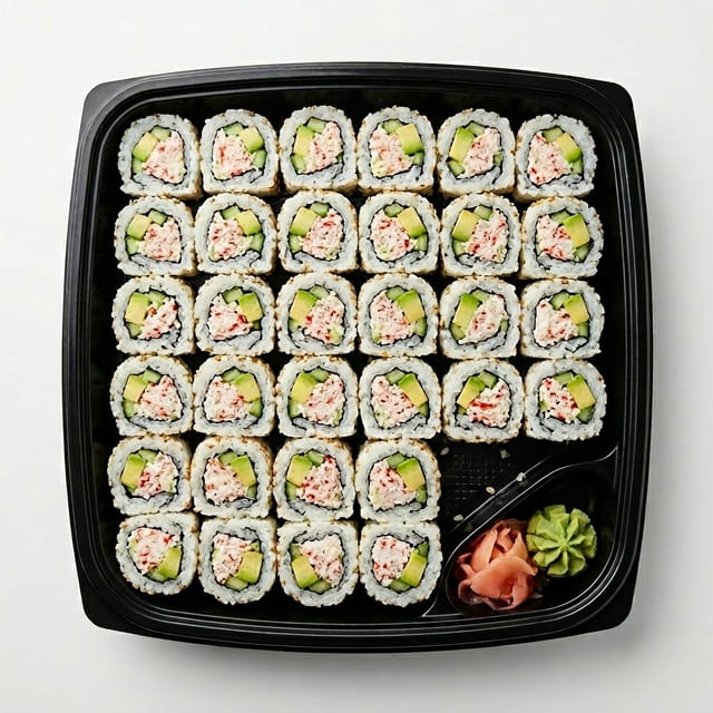 California Roll Tray(64) (serves8).