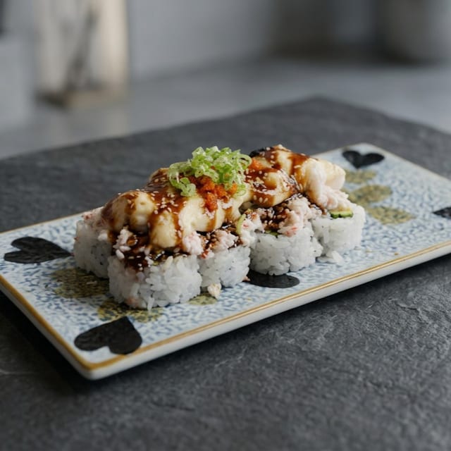 Scallop Dynamite Roll.