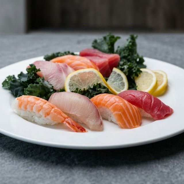 Small Sushi & Sashimi Platter.