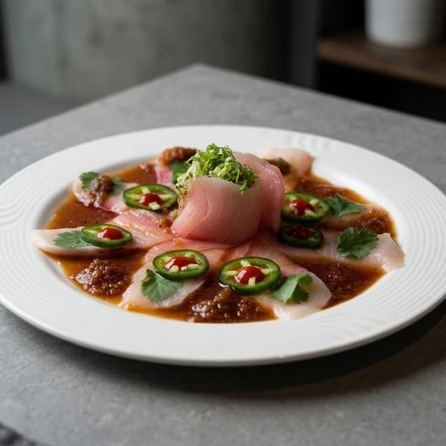 Yellowtail Carpaccio.