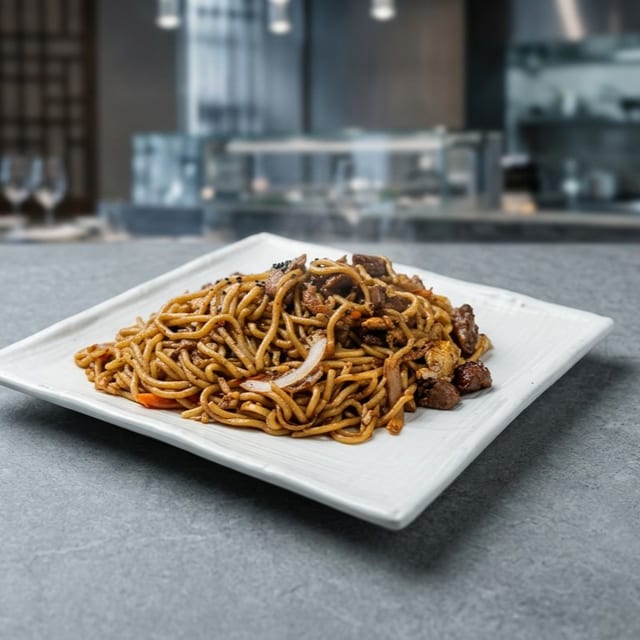 Beef Yaki Noddle(serves6).