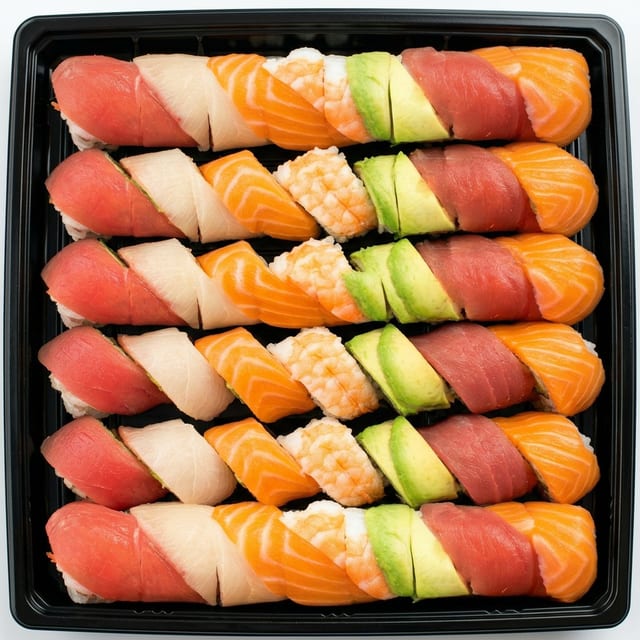 Rainbow Roll Tray, (64) (serves8).
