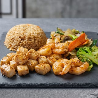 Shrimp & Calamari Hibachi Combo