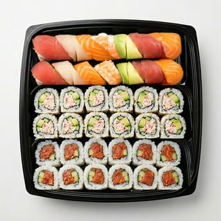 Rainbow (16) / Spicy Tuna (8) / California (8)