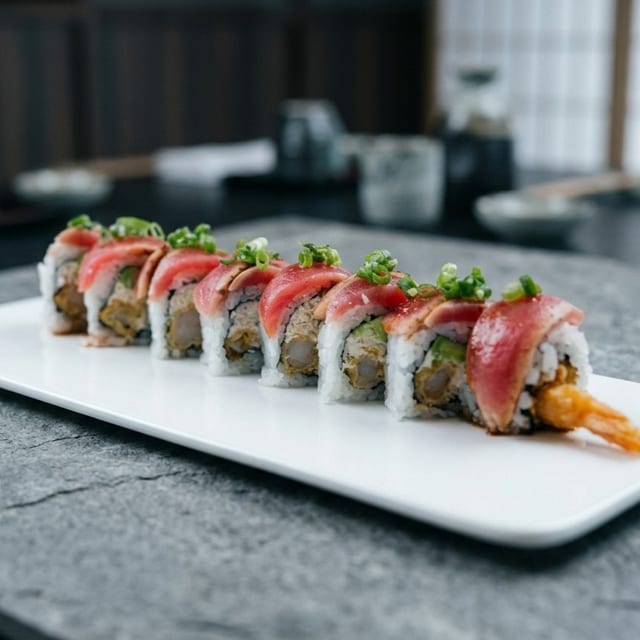 Ahi Tuna Tataki Roll.