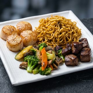 NY Steak & Scallop Hibachi Combo