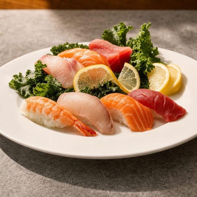 Small Sushi & Sashimi Platter.