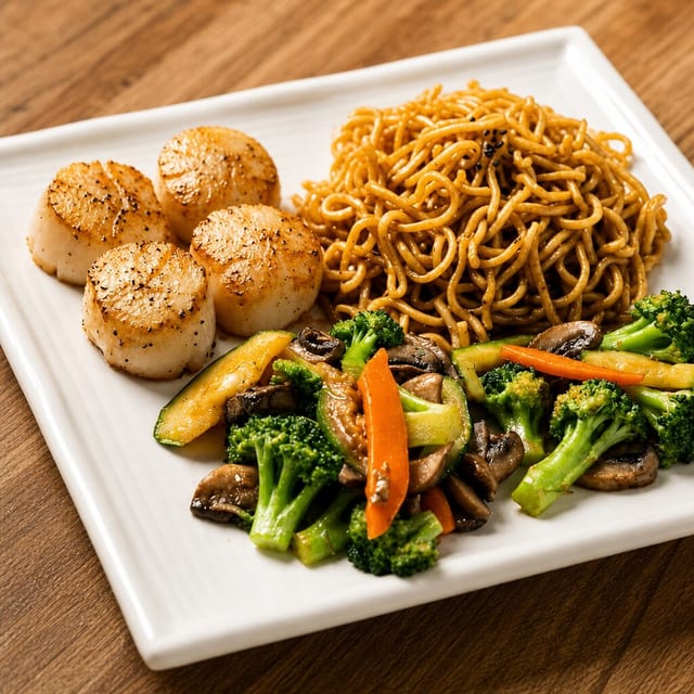 Scallop Hibachi (Lunch).