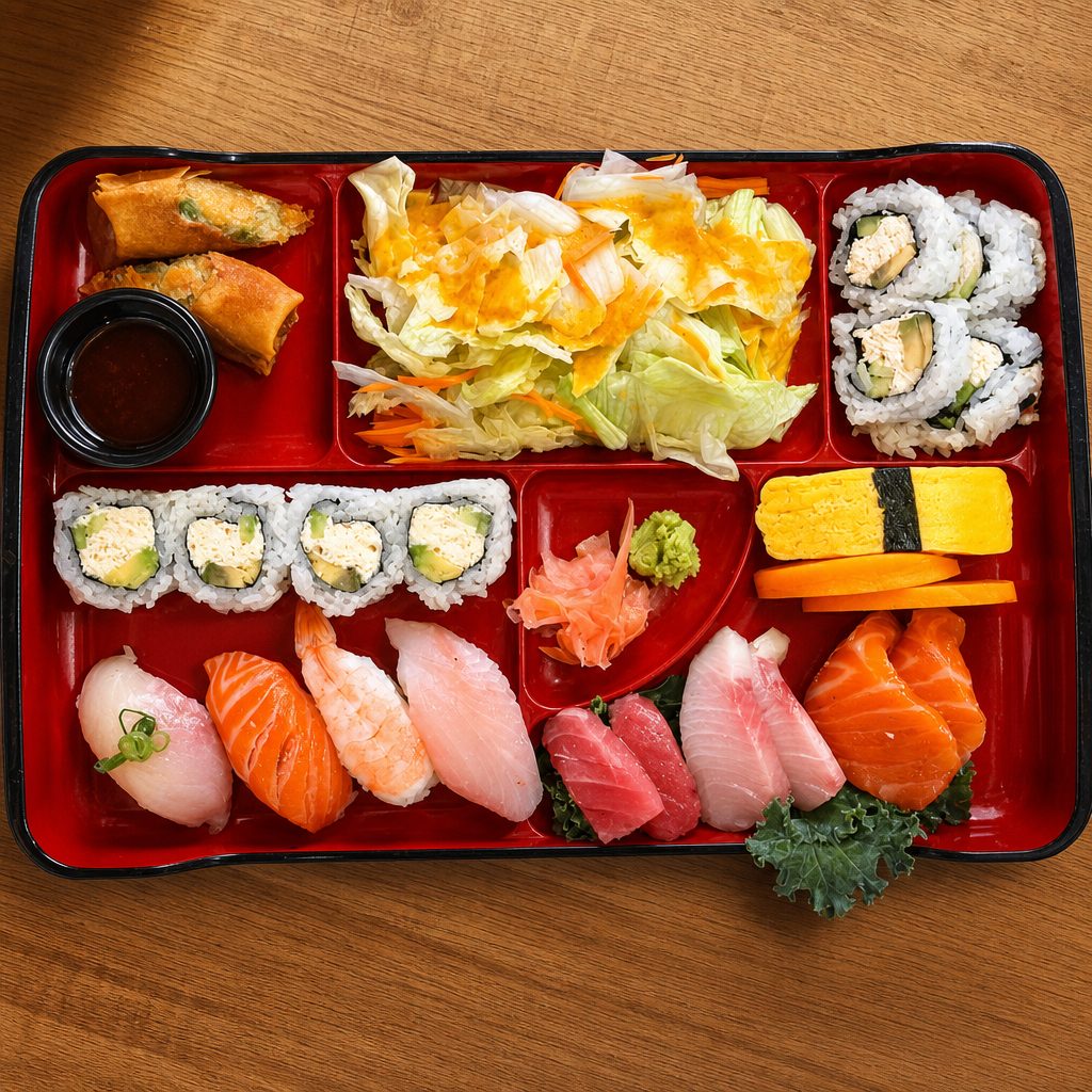 Sushi & Sashimi & Roll Bento.
