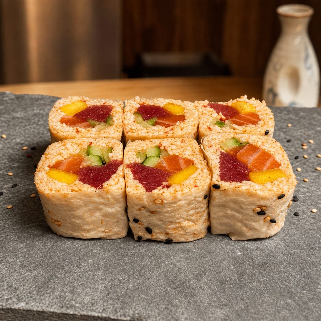 Pink Lady (Soy Paper) Roll.