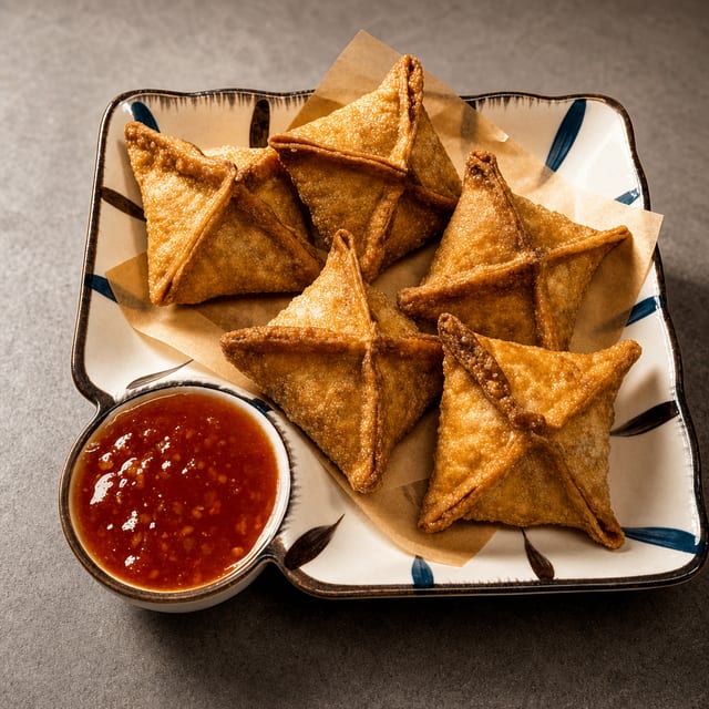 Crab Rangoon.