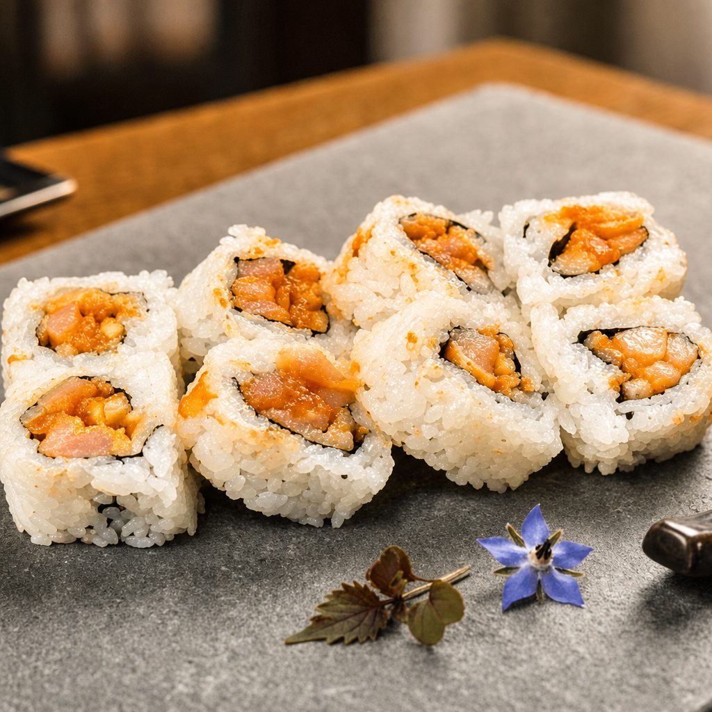 Spicy Yellowtail Roll (8).